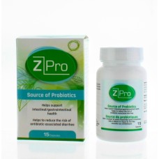 Z-PRO PROBIOTICS 15 BILLION 15 CAPSULES