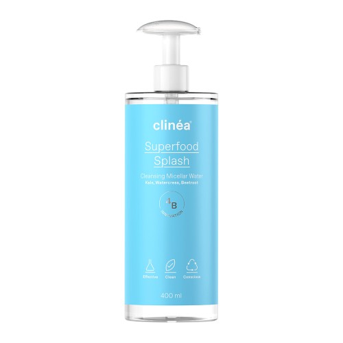 CLINEA SUPERFOOD SPLASH CLEANSING MICELLAR 400ML