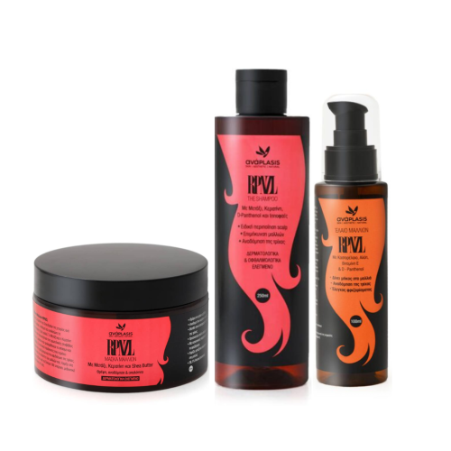 ANAPLASIS HAIR SHINE AND GROWTH PACKAGE (HAIR MASK 300ML, SHAMPOO 250ML, HAIR OIL 100ML)