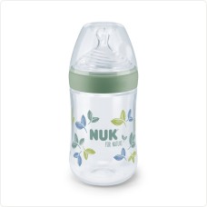 NUK NFN PP TC BOTTLE SILICON GREEN 260ML SIL M