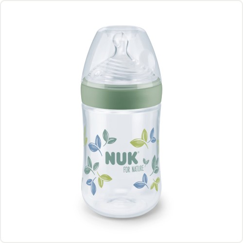 NUK NFN PP TC BOTTLE SILICON GREEN 260ML SIL M