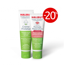 HALIBUT PROTECTING CREAM 100G + HALIBUT REPAIRING OINTMENT 50G (-20%)