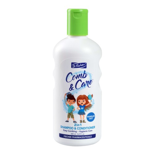 DR. FISHER COMB & CARE 2 IN 1 SHAMPOO & CONDITIONER 500ML