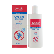 DIOCARE ANTI LICE SHAMPOO 2 IN 1 KILLS & PREVENT FOR LICE & NITS 200ML