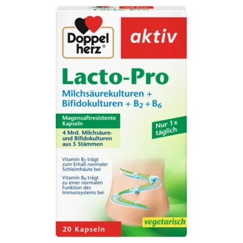 DOPPELHERZ LACTO PRO 20 CAPSULES