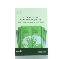 KOLLECTIVA FACE MASK & SCRUB ALOE VERA 5 PCS                                                                   