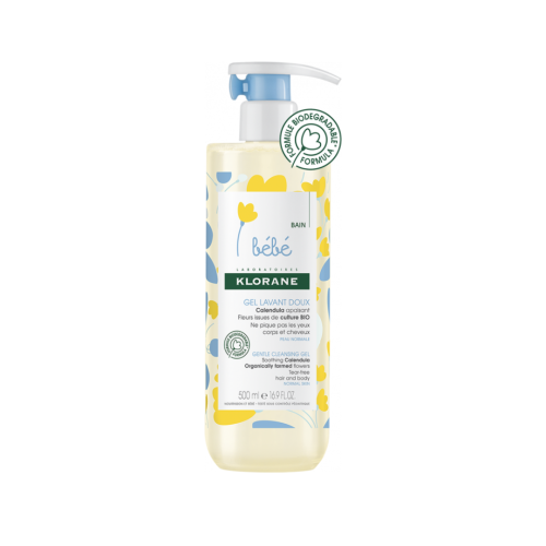 KLORANE BEBE GEL LAVANT DOUX HAIR & BODY WASH 500ML                                                                            