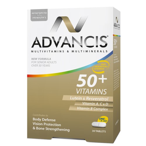 ADVANCIS 50+ VITAMINS 30TABS