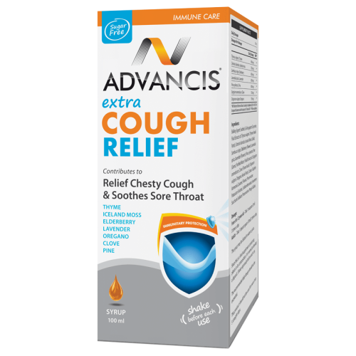 ADVANCIS EXTRA COUGH RELIEF ADULTS SYRUP 200ML