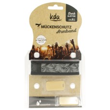 KDA ANTI-MOSQUITO WRISTBAND ADULTS CHECK GRAY