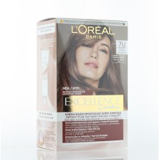 LOREAL EXCELLENCE UNIVERSAL NUDES AMMONIA-FREE HAIR COLOR NUDES 7U NATURAL BLONDE                                                                                    