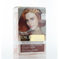 LOREAL EXCELLENCE UNIVERSAL NUDES AMMONIA-FREE HAIR COLOR NUDES 7UR NATURAL RED