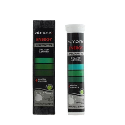 ALMORA PLUS ENERGY EFFERVESCENT 25 TABLETS