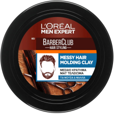 LOREAL PARIS MEN EXPERT BARBER CLUB MESSY HAIR CLAY 75ML
