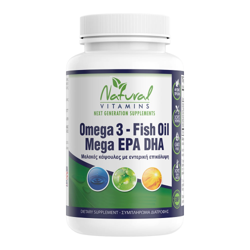 NATURAL VITAMINS OMEGA 3 60CAPS