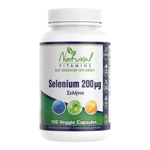 NATURAL VITAMINS SELENIUM 100 VEGGIE CAPS
