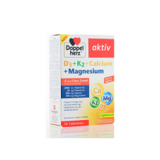 DOPPELHERZ D3+K2+Ca+MAGNESIUM TABS 30              
