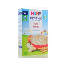 HIPP ORGANIC MILK & CEREAL FINE FRUITS 250G