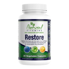 NATURAL VITAMINS RESTORE MULTIPLE PROBIOTIC COMPLEX 30 CAPS