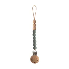 MUSHIE PACIFIER CLIPS EVA DRIED THYME                                                                     