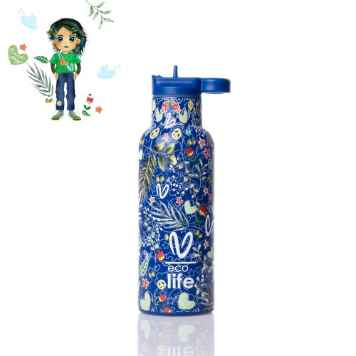 ECOLIFE VASILIKI THERMO 500ML BLUE