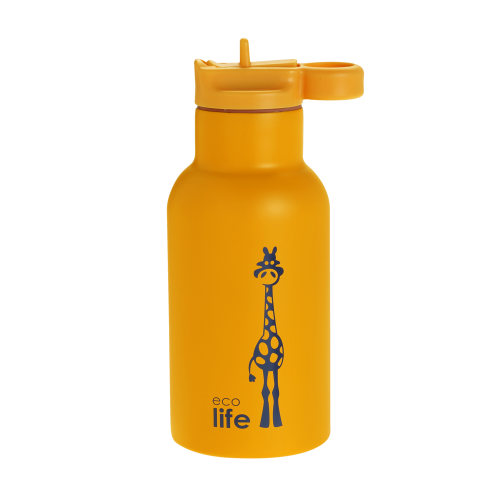 ECOLIFE KIDS THERMOS 350ML GIRAFFE ORANGE