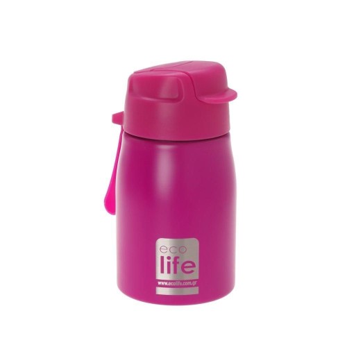 ECOLIFE KIDS BOTTLE PINK 400ML