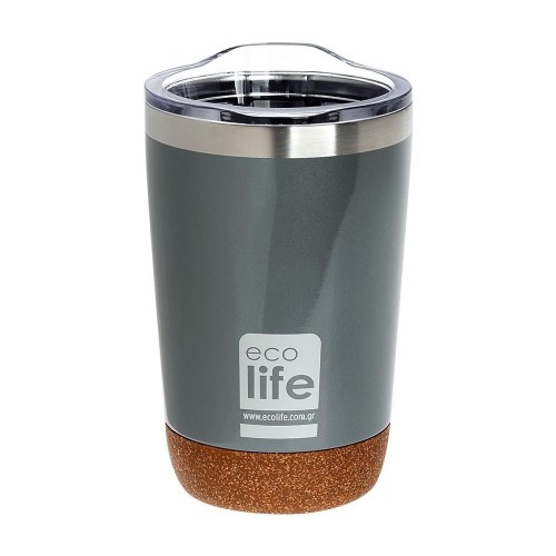 ECOLIFE THERMOS CORK GRAY 370ML                   