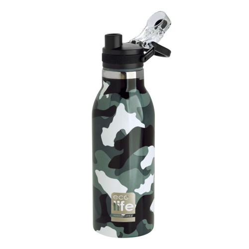 ECOLIFE THERMOS BOTTLE 500ML CAMOUFLAGE