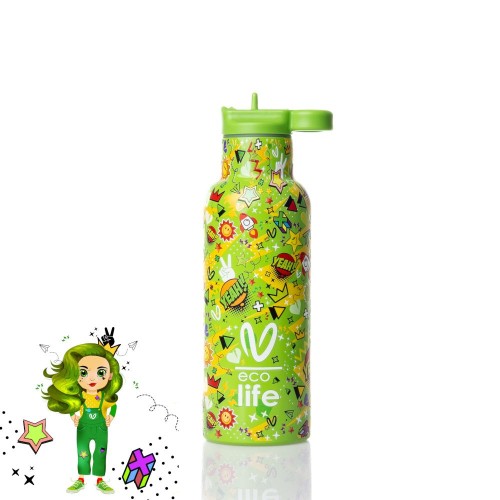 ECOLIFE VASILIKI THERMO 500ML GREEN