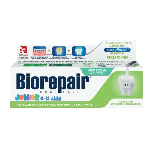 BIOREPAIR JUNIOR 6-12YRS TOOTHPASTE MINT 75ML