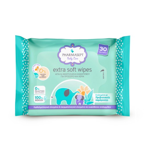 PHARMASEPT BABY EXTRA SOFT WIPES x30