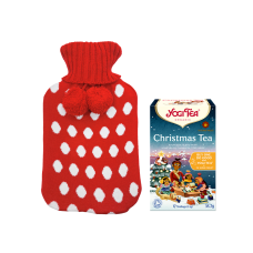 COZY AFTERNOON SET (HOT WATER BOTTLE & CHRISTMAS TEA)