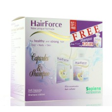 SAPIENS HAIRFORCE SHAMPOO + 30 HAIRFORCE TABLETS