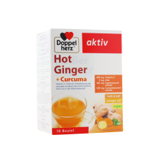 DOPPELHERZ HOT GINGER & CURCUMA 10X10GR                                                                       
