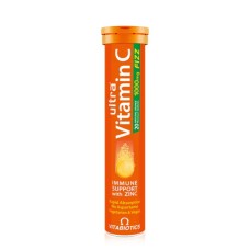 VITABIOTICS ULTRA VITAMIN C + VITAMIN D + ZINC EFFERVESCENT 10 TABLETS (1+1 FREE)