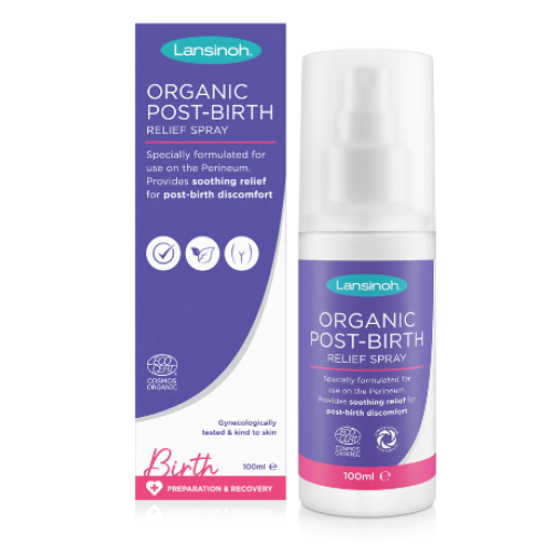 LANSINOH ORGANIC POST BIRTH RELIEF SPRAY 100ML