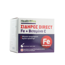 HEALTH PRO IRON & VITAMIN C DIRECT 30 STICKS