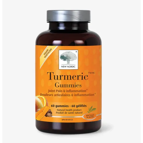 NEW NORDIC TURMERIC 60 VEGAN GUMMIES