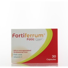 FORTIFERRUM FOLIC CAPS 30 CAPSULES