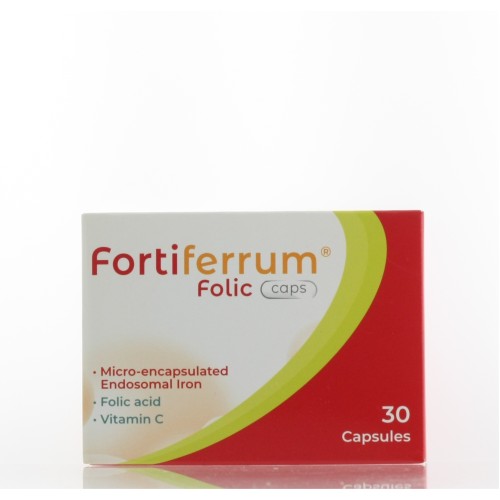 FORTIFERRUM FOLIC CAPS 30 CAPSULES