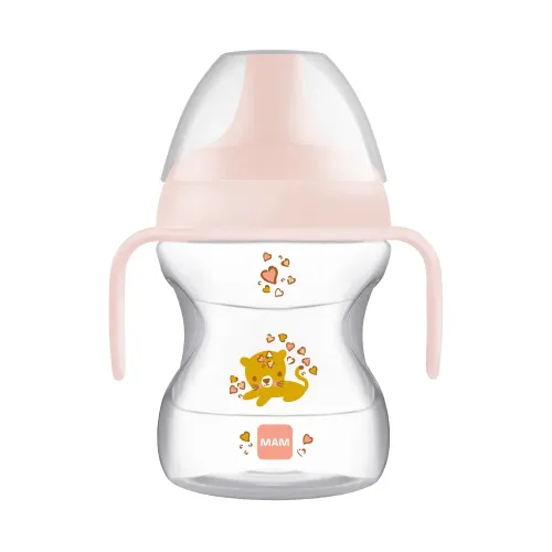 MAM LEARN TO DRINK CUP 6+ 190ML GIRL