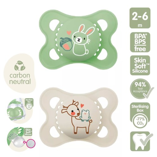 MAM ORIGINAL PURE SOOTHER 2-6 UNISEX