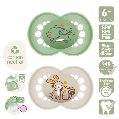 MAM ORIGINAL PURE SOOTHER 6M+ UNISEX