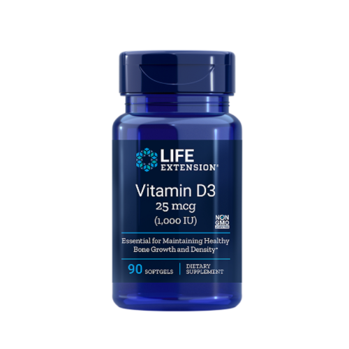 LIFE EXTENSION VITAMIN D3 1000IU 90 SOFTGELS