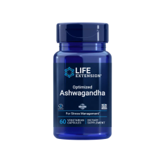 LIFE EXTENSION OPTIMIZED ASHWAGANDHA EXTRACT 60 CAPSULES