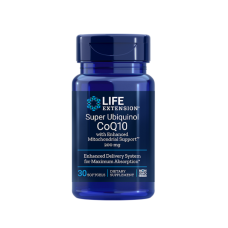 LIFE EXTENSION SUPER UBIQUINOL COQ10 200MG & ENHANCED MITOCHONDRIAL SUPPORT 30 SOFTGELS