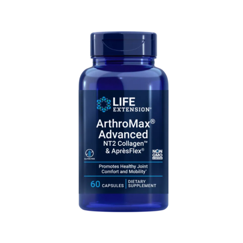 LIFE EXTENSION ARTHROMAX ADVANCED WITH NT2 COLLAGEN™ & APRÈSFLEX 60 CAPSULES