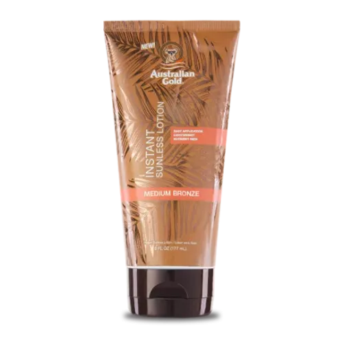 AUSTRALIAN GOLD INSTANT SUNLESS MEDIUM BRONZE LOTION 177ML