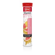 LANES VITAMIN C PLUS BEAUTY PINK LEMON EFFERVESCENT 20 TABLETS                                                             